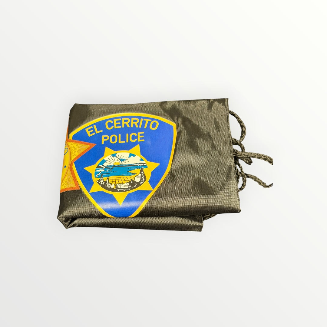 El Cerrito Police Department Promotional Drawing Bag 15" x 16"