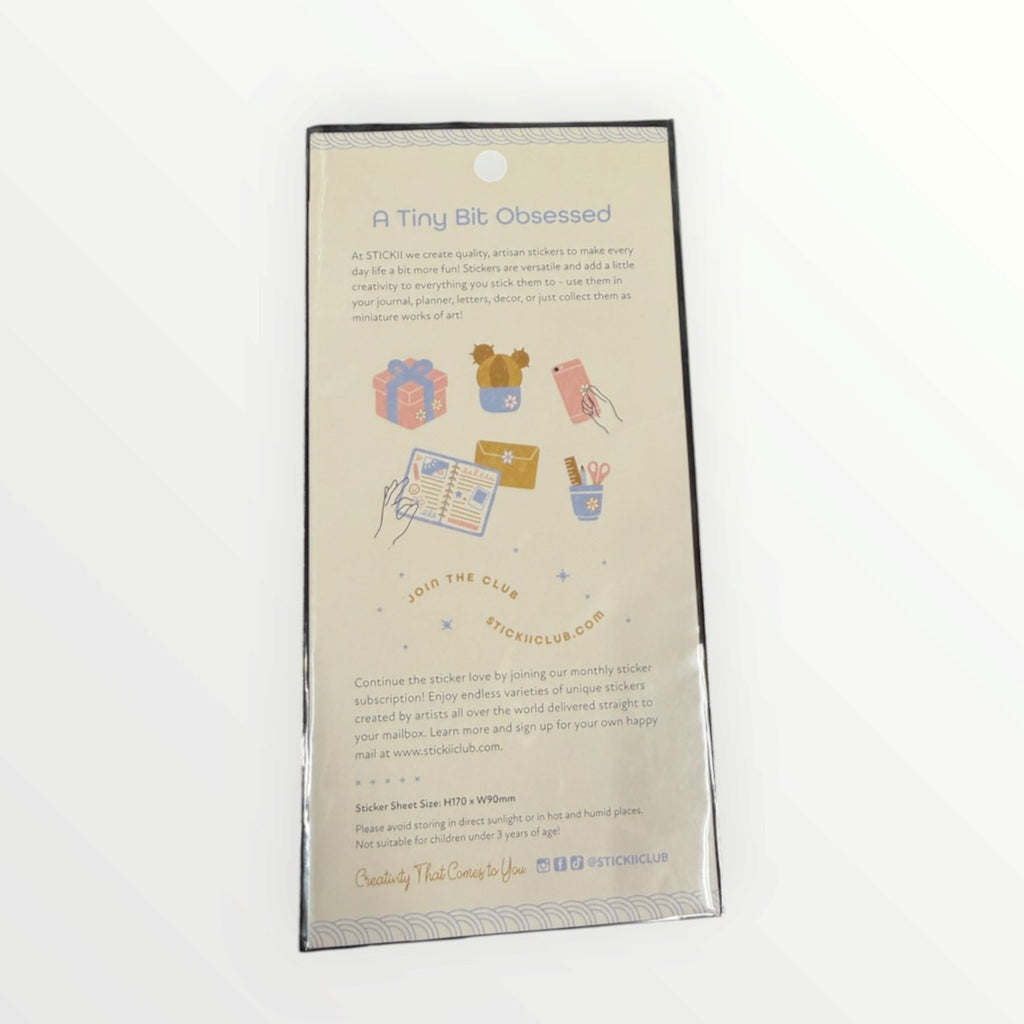 Strawberry Accessories Sticker Sheet by STICKII Club