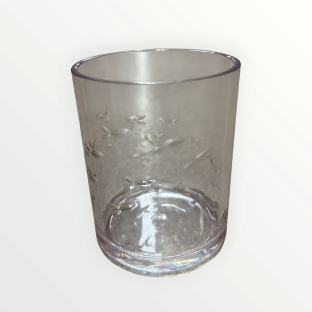 Set of 3 Clear Acrylic Glasses 10oz