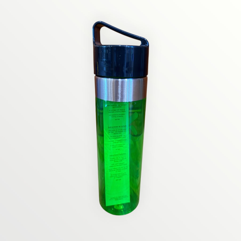 "Flex" Translucent Green Water Bottle BPA Free 24oz