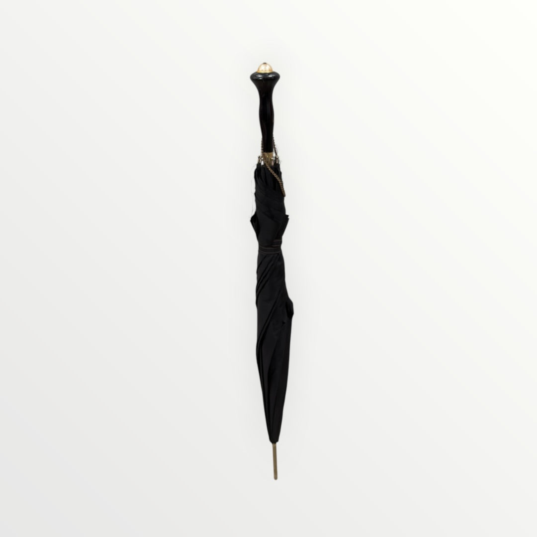 Vintage Black Umbrella 27"L