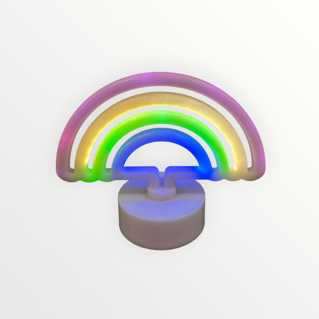 Northlight LED Rainbow Neon Night Light Multicolor 5"H