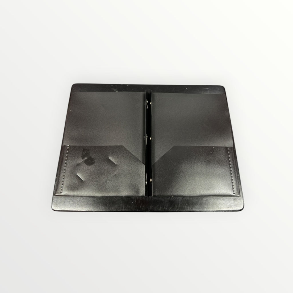 2 Pocket Plastic Folder with Prongs