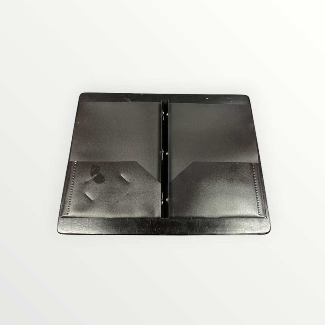 2 Pocket Plastic Folder with Prongs