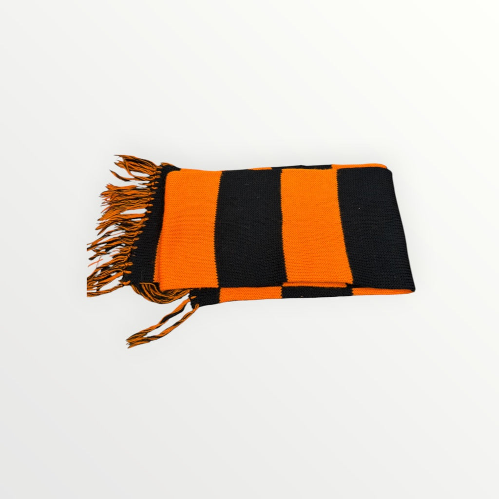 Sport-Tek® Spectator Scarf Orange/Black 8"W x 60'L