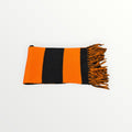 Sport-Tek® Spectator Scarf Orange/Black 8"W x 60'L