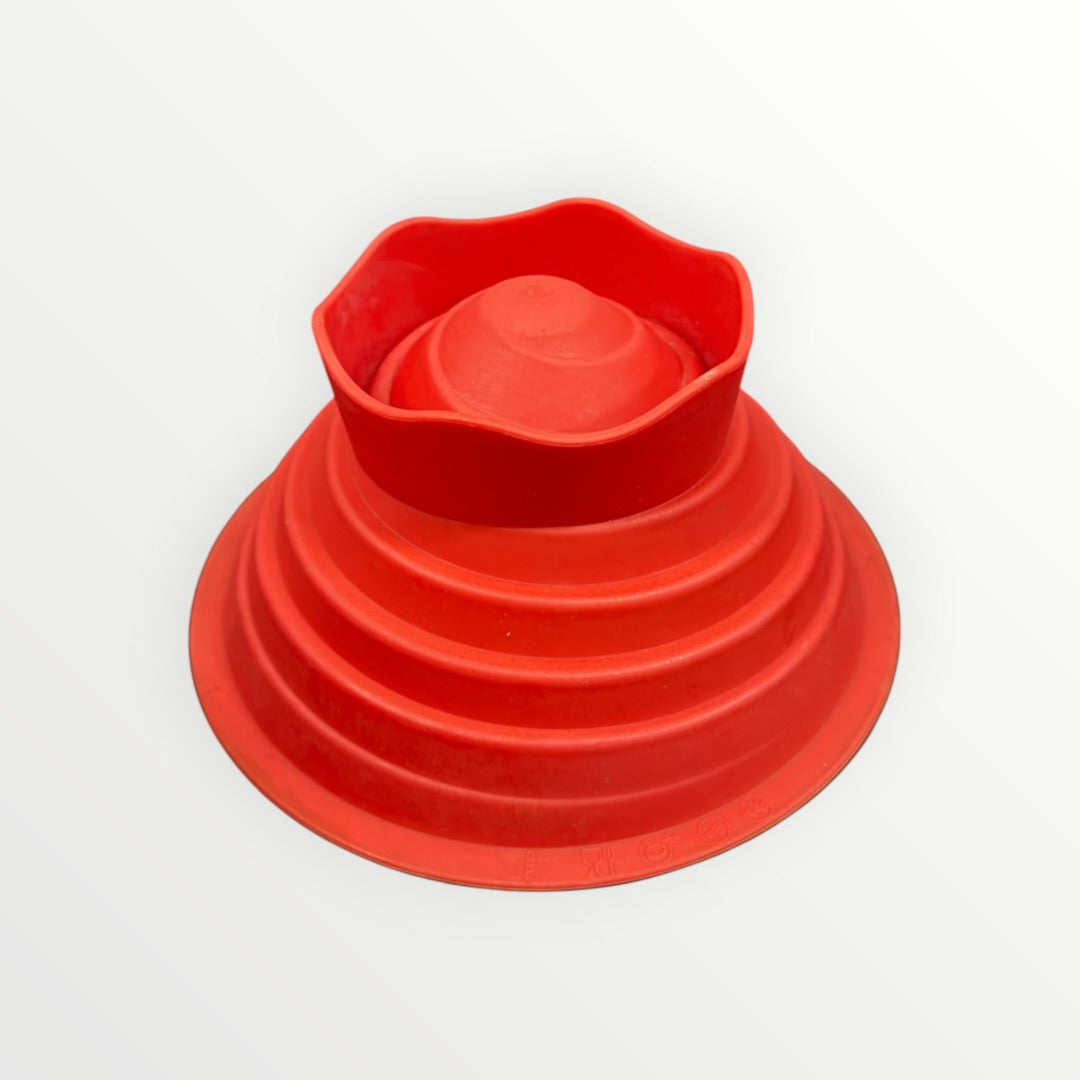 Red Silicone Jumbo Cupcake Bake Sets for Easy Cake Decorating and DIY Bake Tools 3 Pack