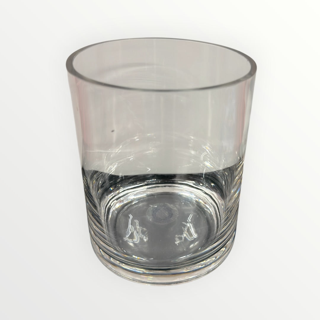 Clear Glass Cylinder Vase 5.5"D x 6.5"H