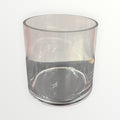 Clear Glass Cylinder Vase 4.75"D x 5"H