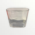 Elegant Oblong Design Clear Glass Vase for Centerpiece 7"L x 7.5"H