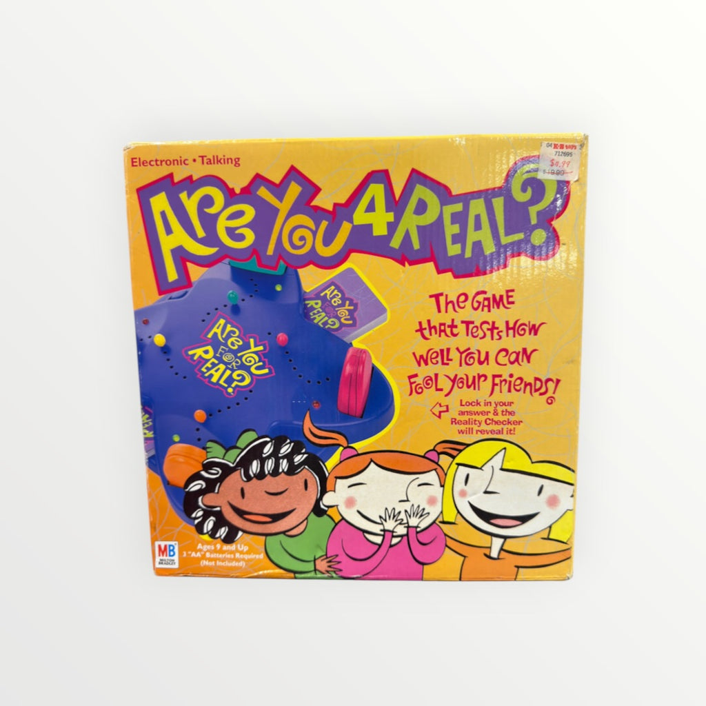 Vintage 2002 Electronic Talking Board Game Are You 4 Real?