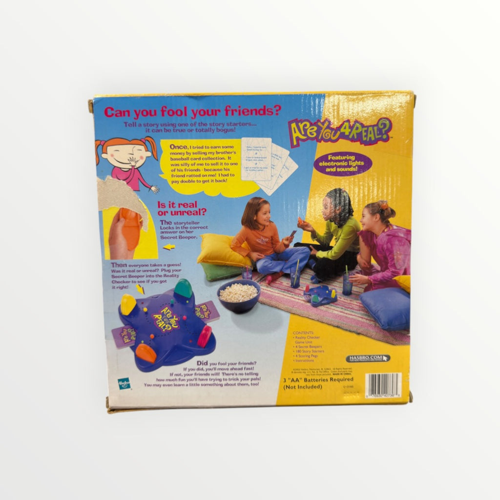 Vintage 2002 Electronic Talking Board Game Are You 4 Real?