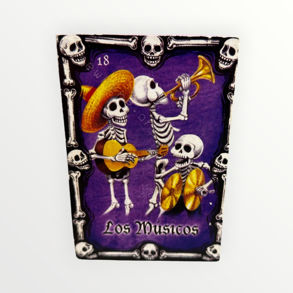 "18 - Los Músicos" Wooden Wall Decor 4.25" x 6.25" x 0.75"