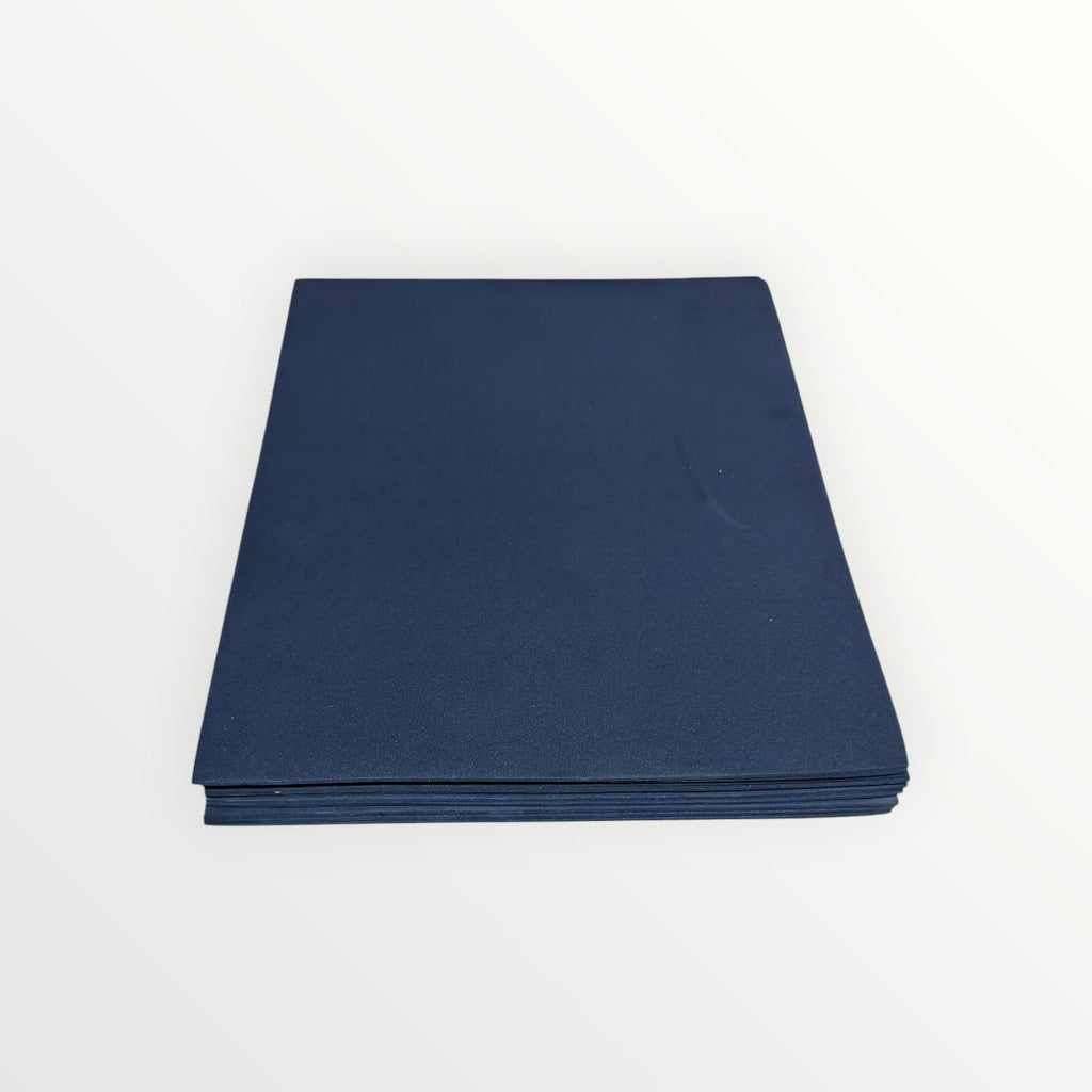Black E.V.A. Fun Foam Sheet 9" X 12" X 1/16" Thick (12 Pcs/Pack)