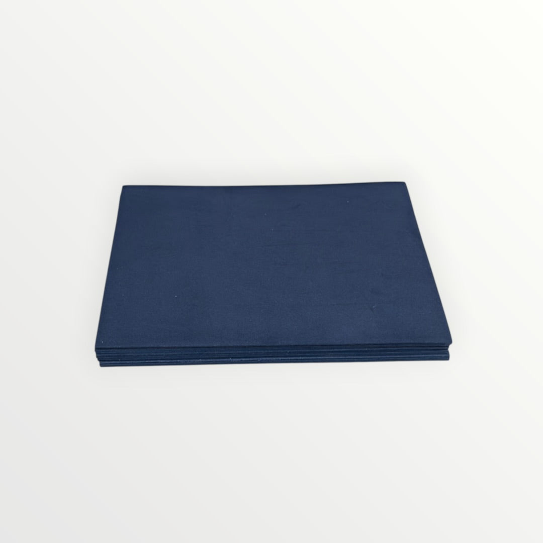 Black E.V.A. Fun Foam Sheet 9" X 12" X 1/16" Thick (12 Pcs/Pack)