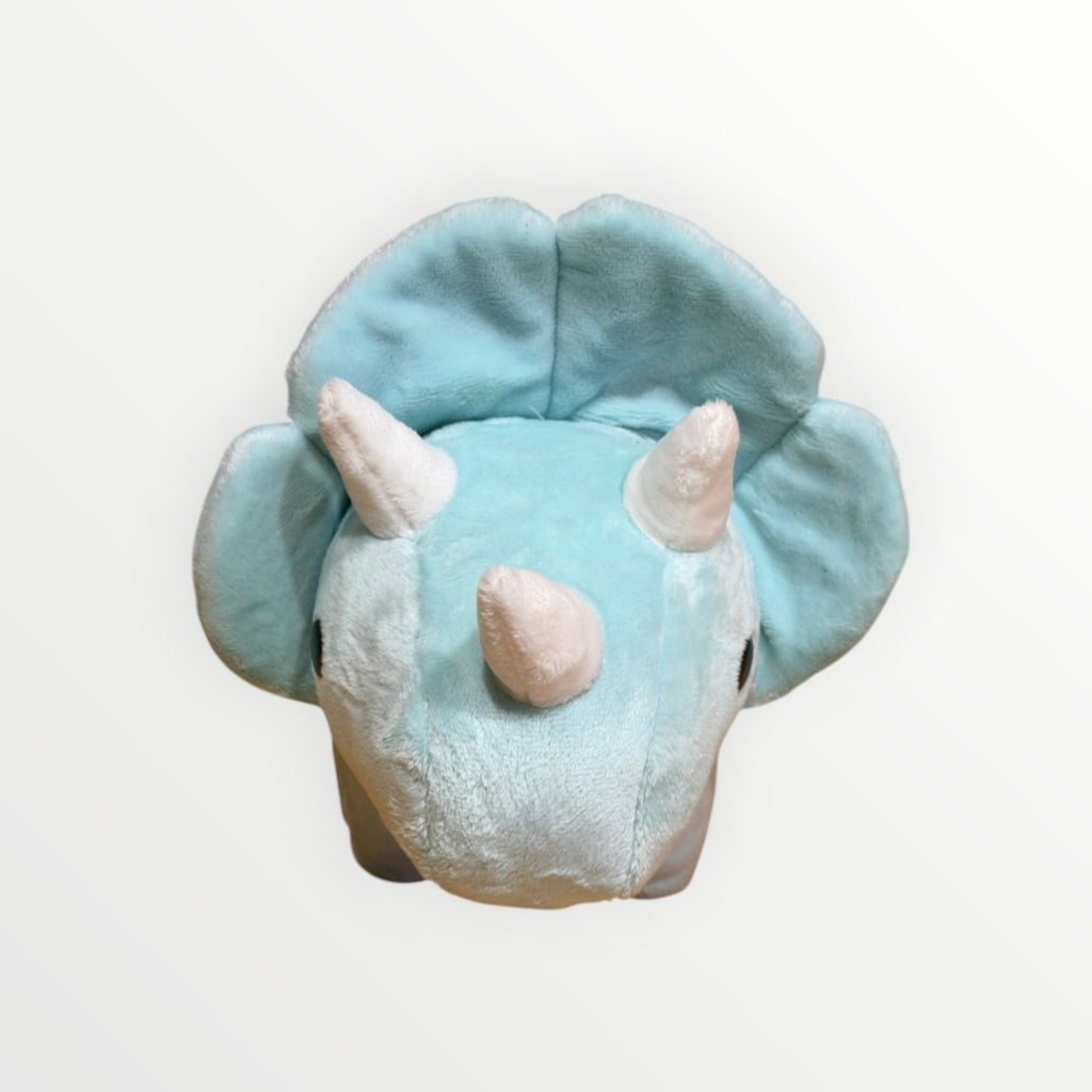 Bellzi Triceratops Plush 13"x5"x7"