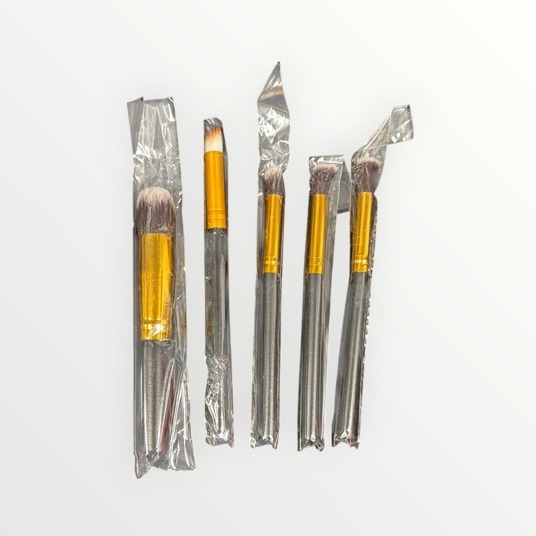 Set of 5 Makeup Brushes