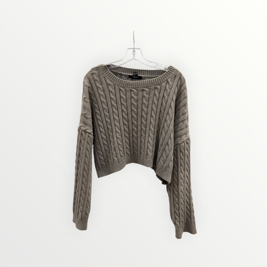 Forever 21  Cable-knit Cropped Sweater Size: XL