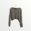 Forever 21  Cable-knit Cropped Sweater Size: XL