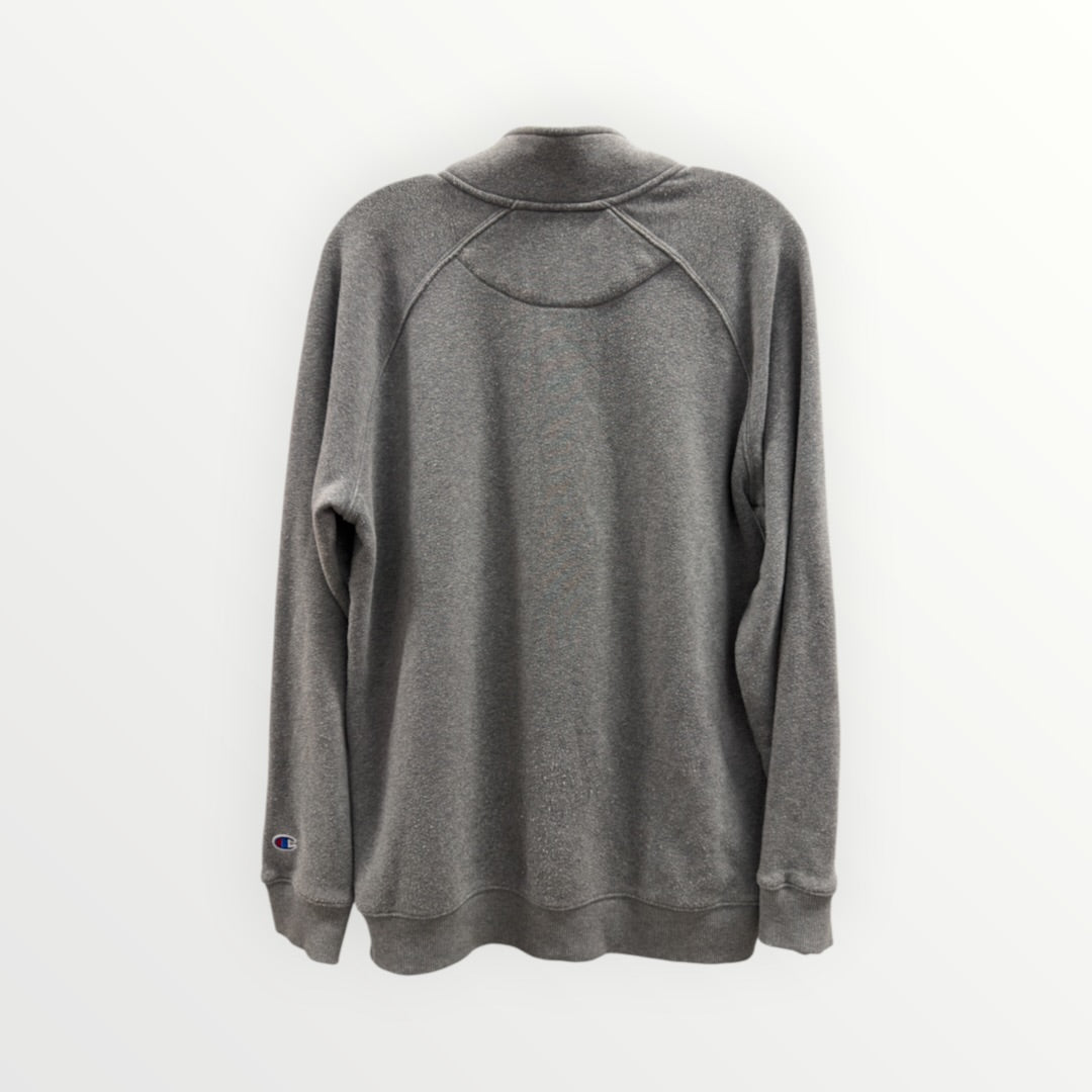 Champion Fleece Quarter-zip Sweatshirt "The College of Wooster" Gray Size:M