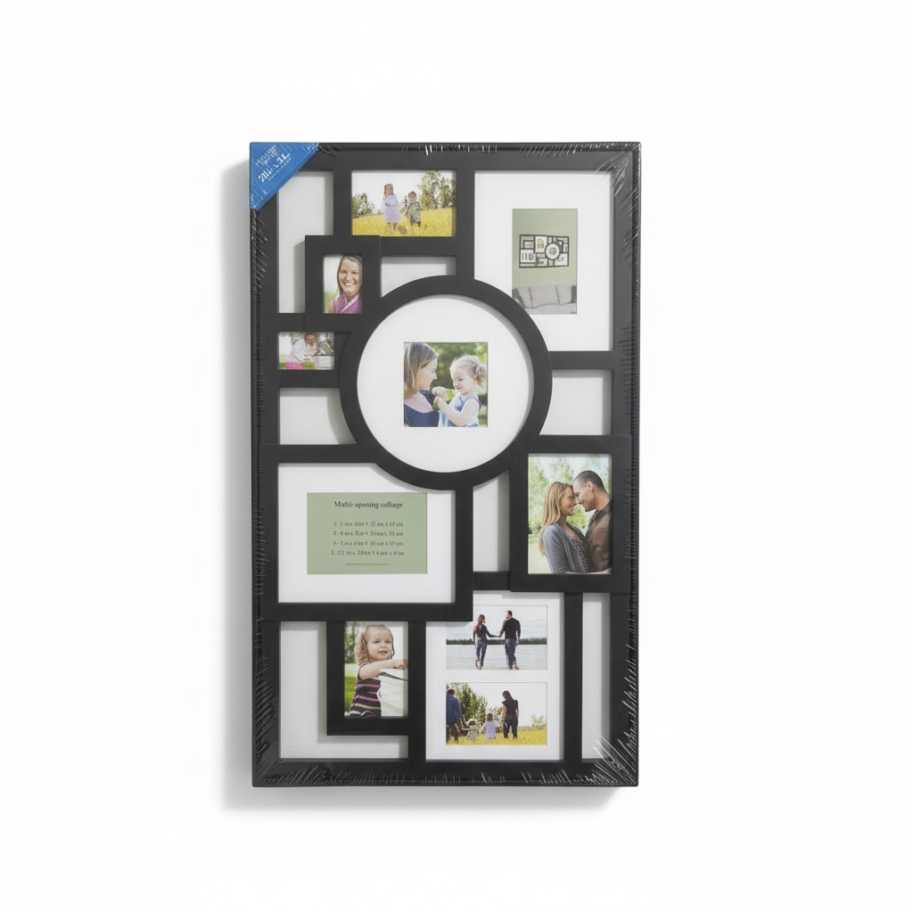Black Wooden Collage Picture Frame