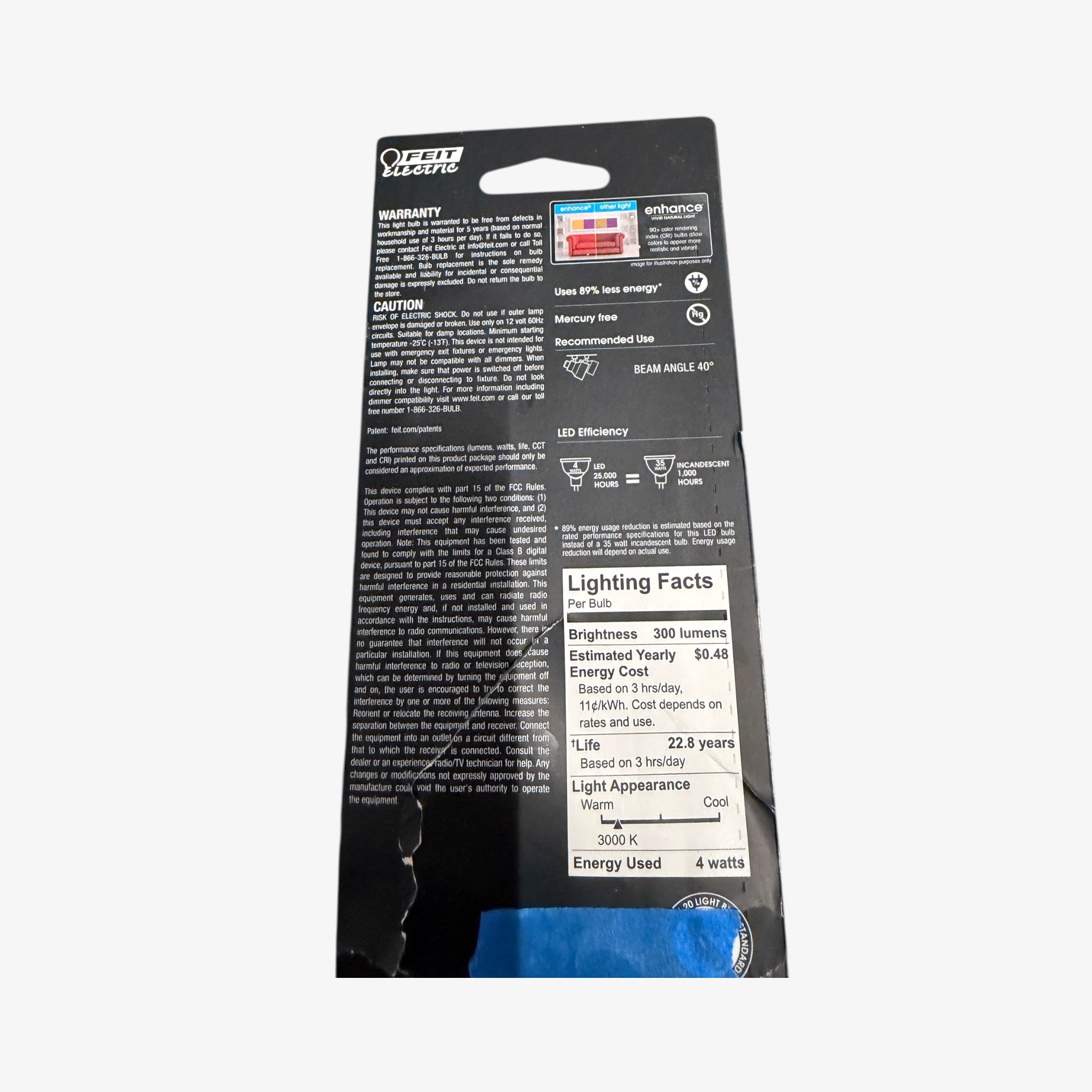 Feit LED Light Bulb Pack of 3