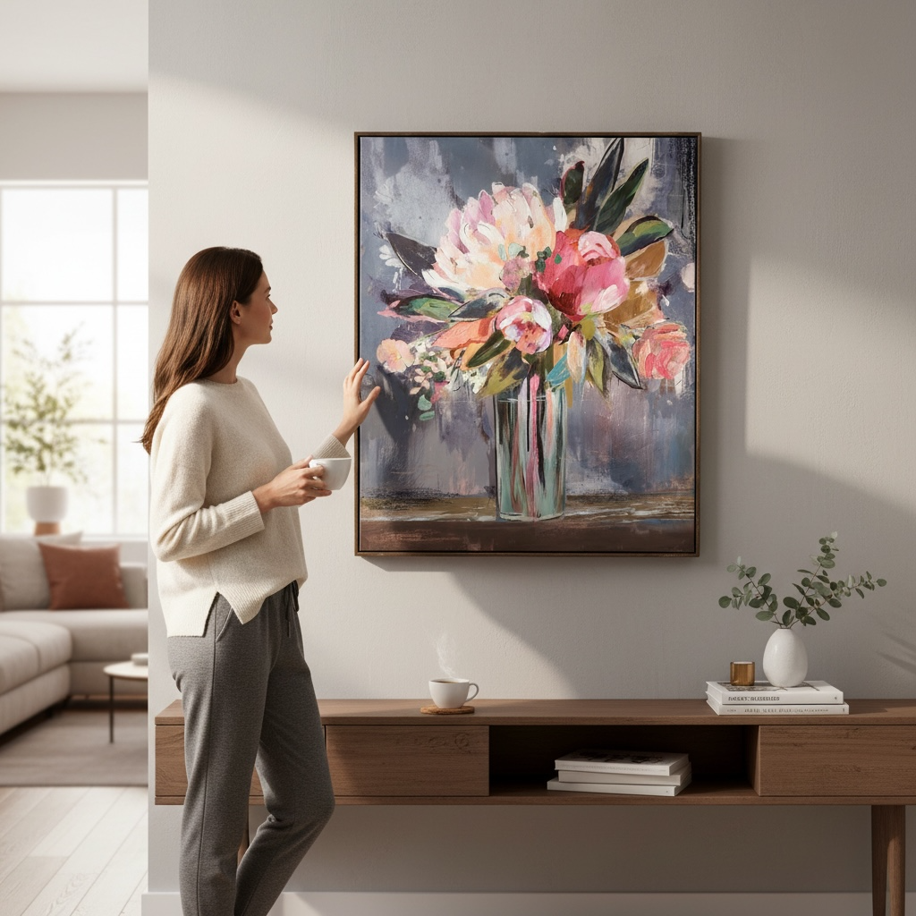 Target Large Framed Wall Canvas "Floral Still Life" from Opalhouse™