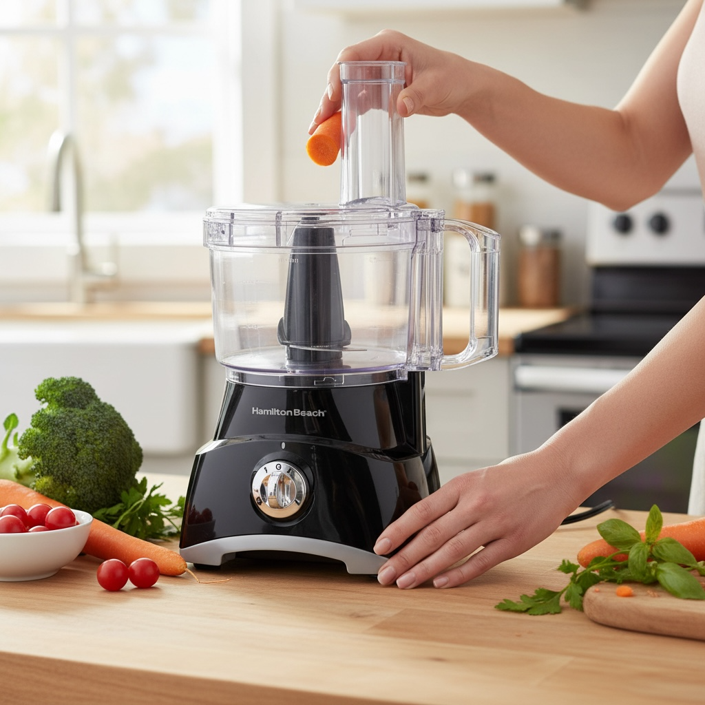 The Hamilton Beach 8-Cup Food Processor