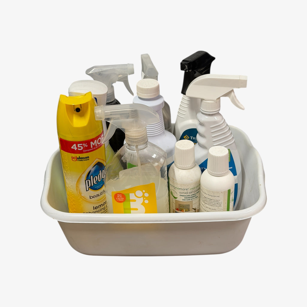 Assorted Household Cleaning Products