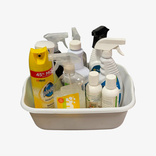 Assorted Household Cleaning Products