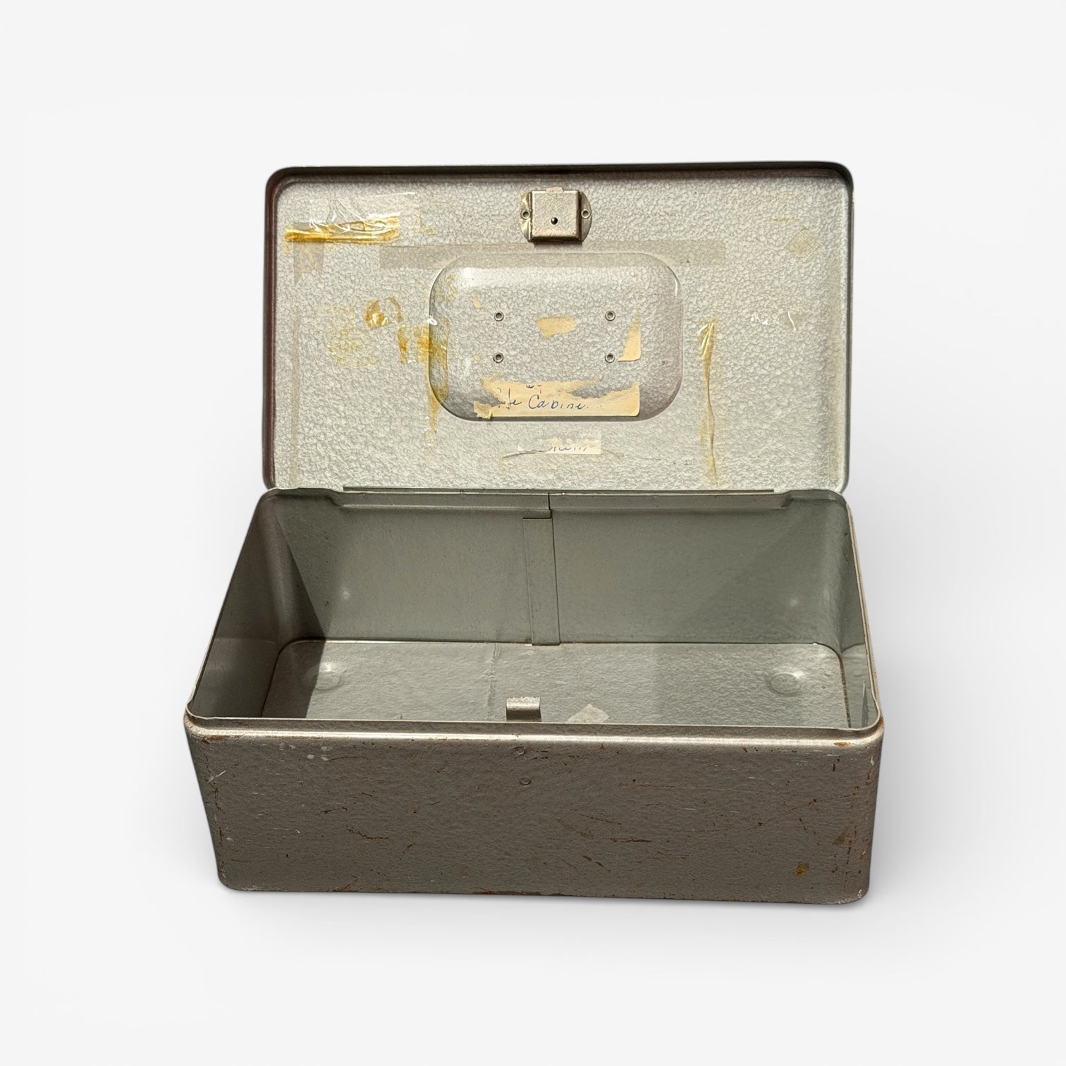 Vintage Swanco Metal Lock Box w/Key