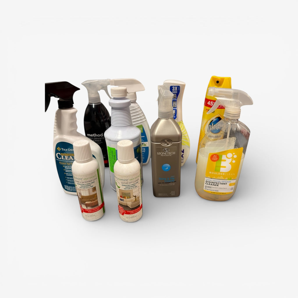 Assorted Household Cleaning Products