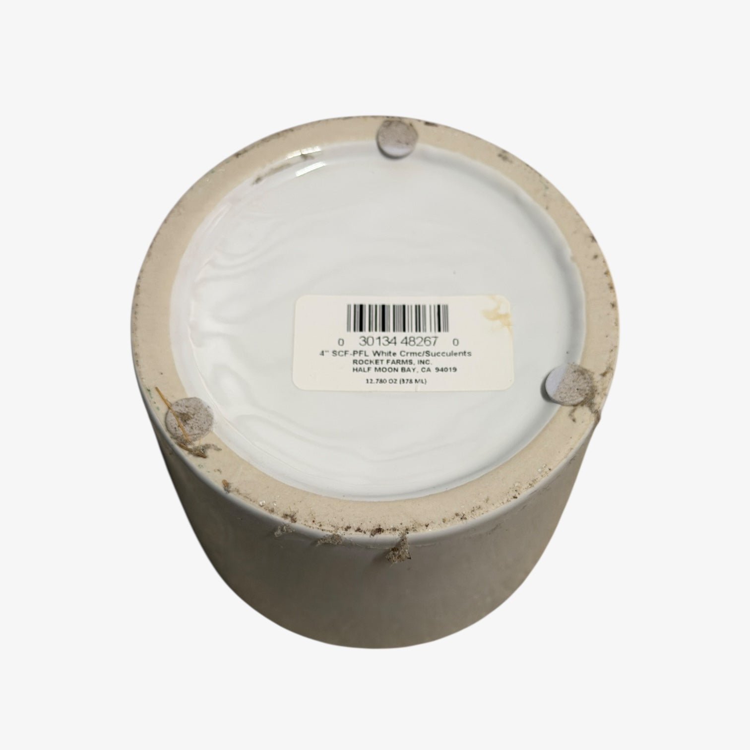 White Ceramic Succulent Pot Planter