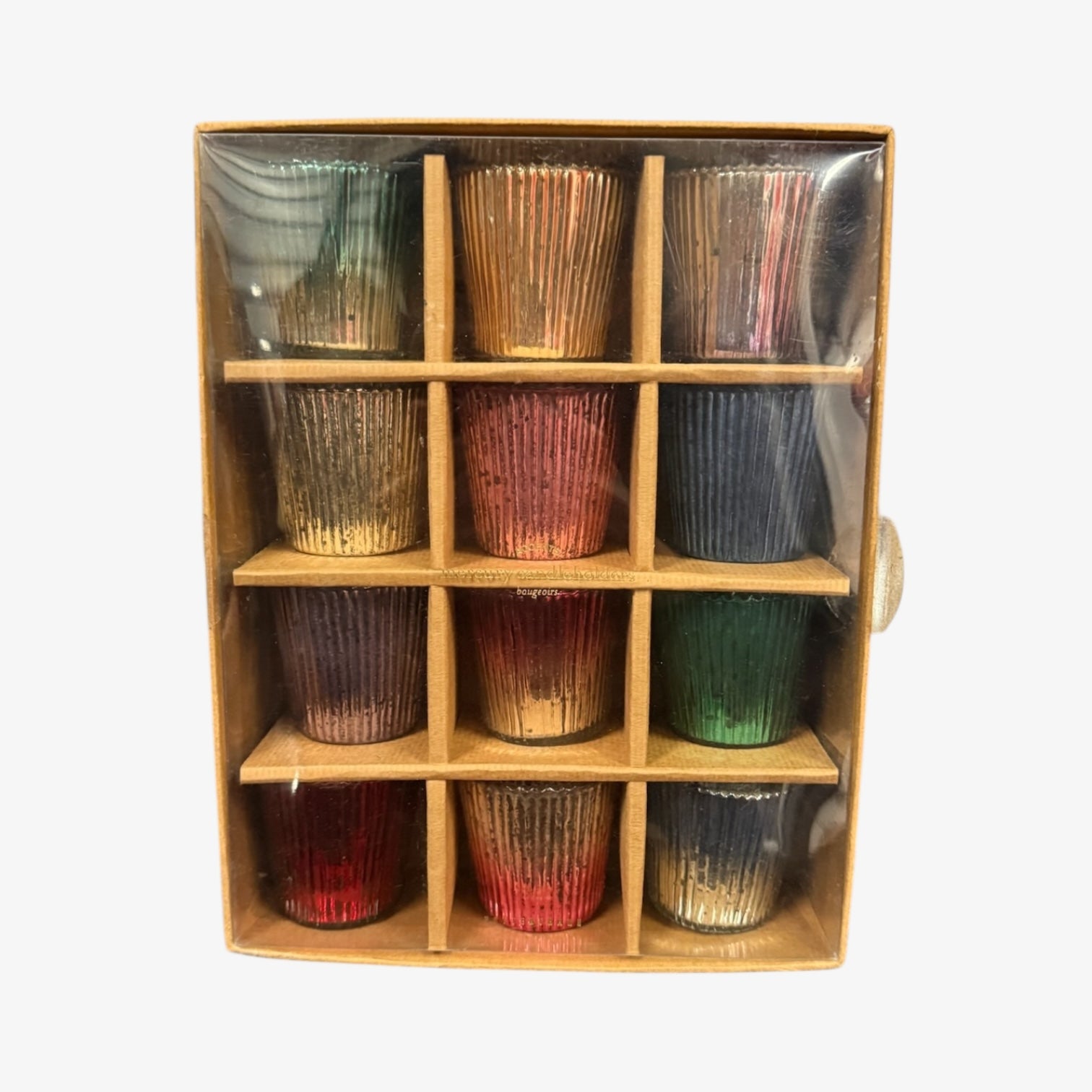 Pottery Barn Jewel Tone Mercury Votive Candle Holders