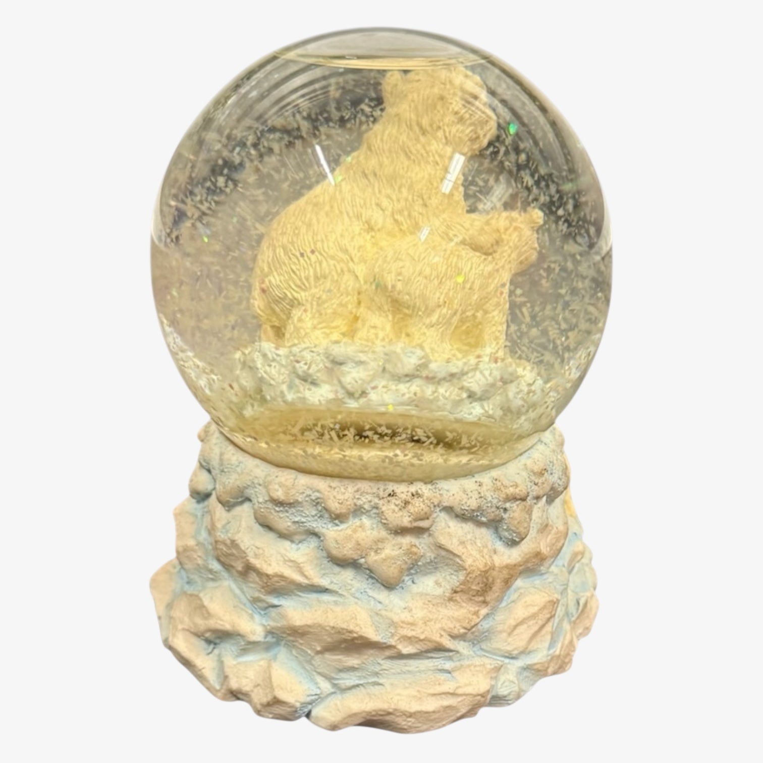 Westland Polar Bear Family Musical Snow Globe 6.5"H