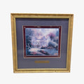 Vintage Framed & Signed Thomas Kinkade "Simpler Times Are Better Times" Print w/Cert. of Authenticity