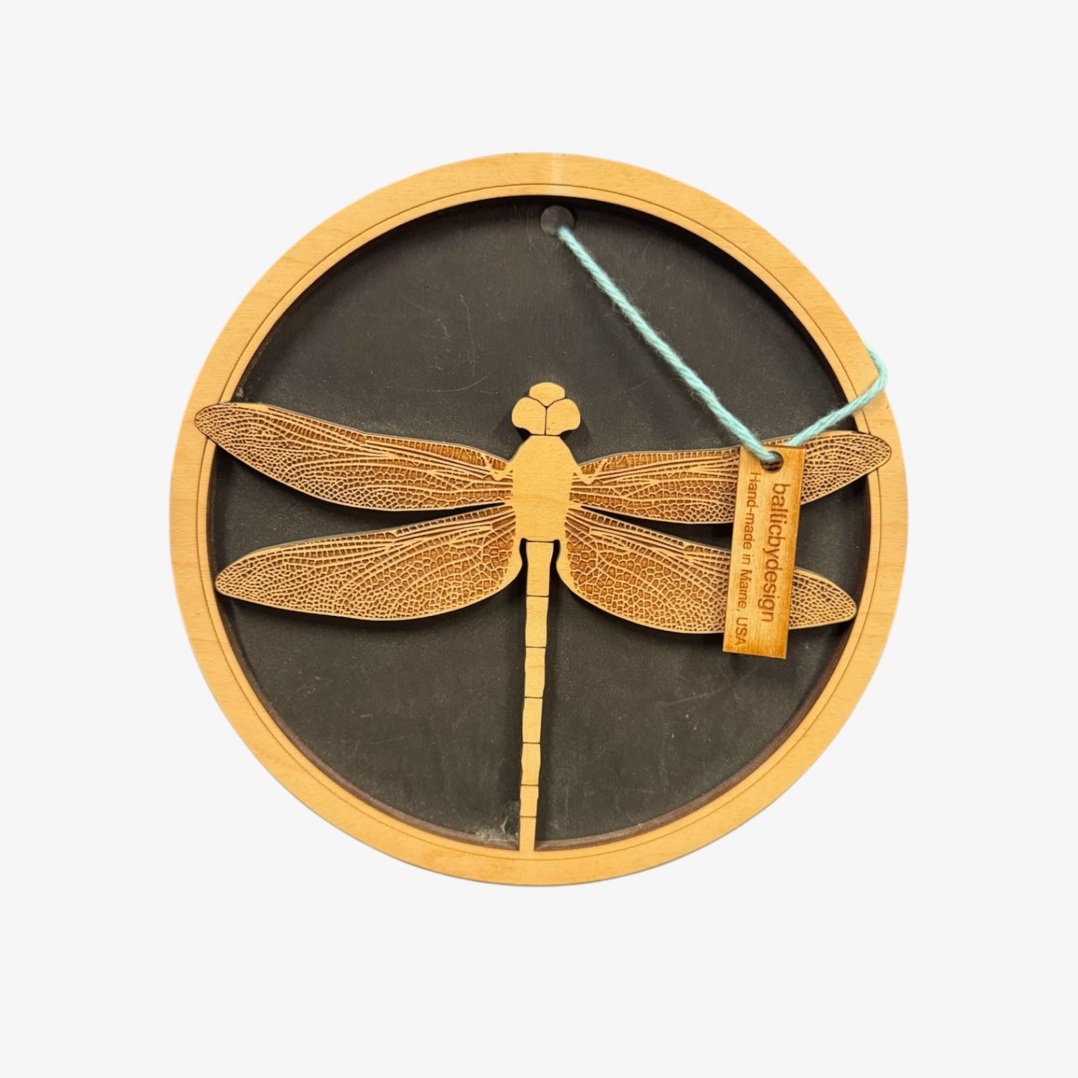 Handmade Dragonfly Mosquito Trivet by Baltic By Design 7"D