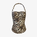Fashion Nova Women's Cheetah Print Halter Top Size: S