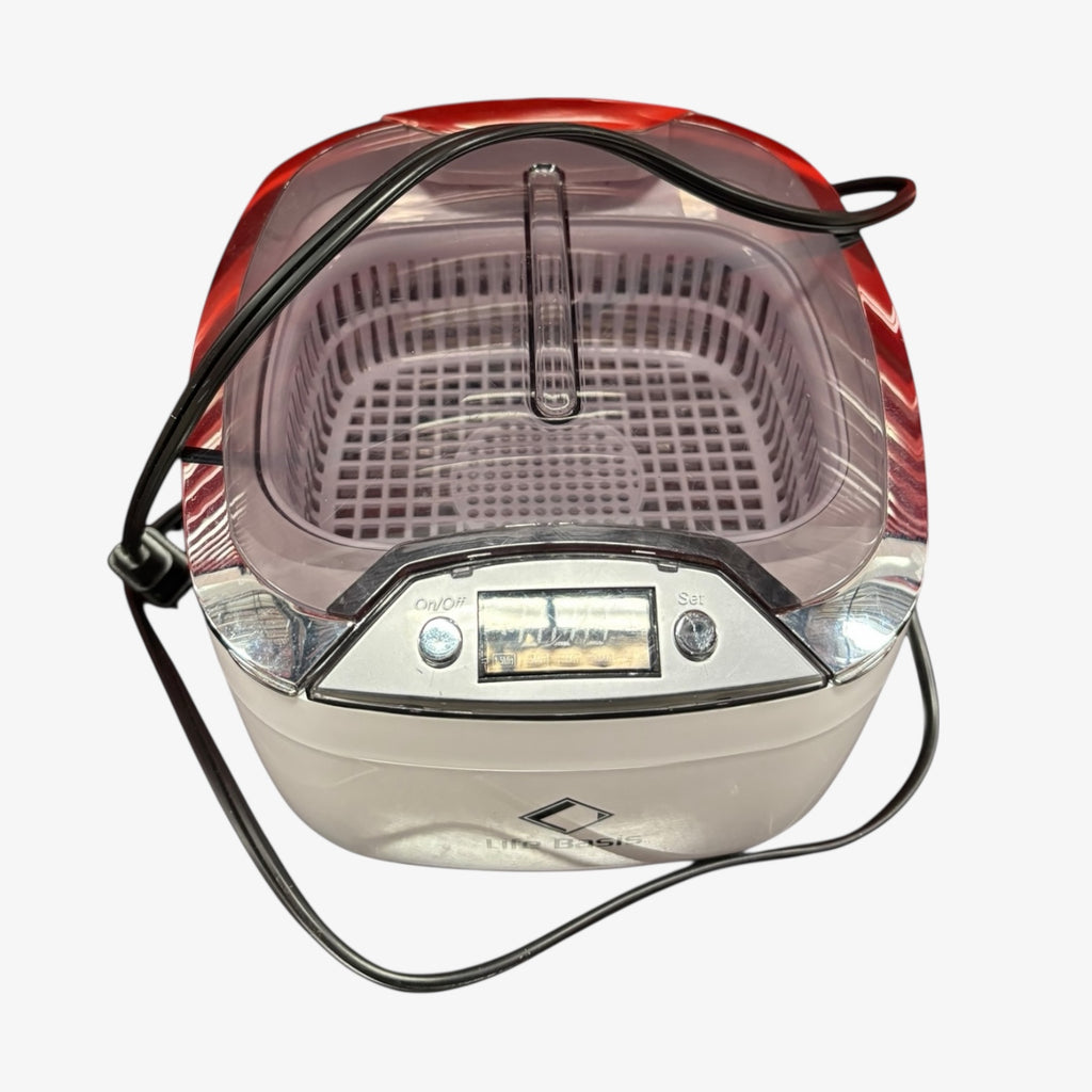 Ultrasonic Cleaner Machine for Jewelry, Eyeglasses, Dentures, Phones 9"H