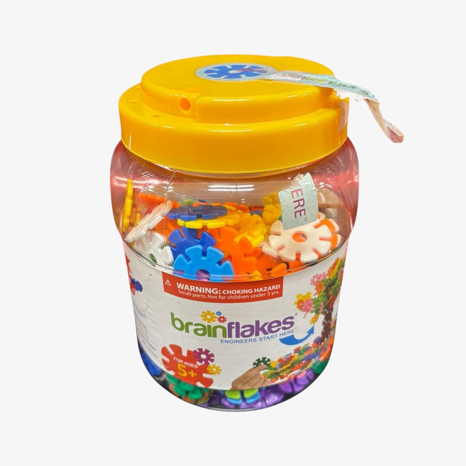 Brain Flakes 500 Piece Interlocking Plastic Disc Set