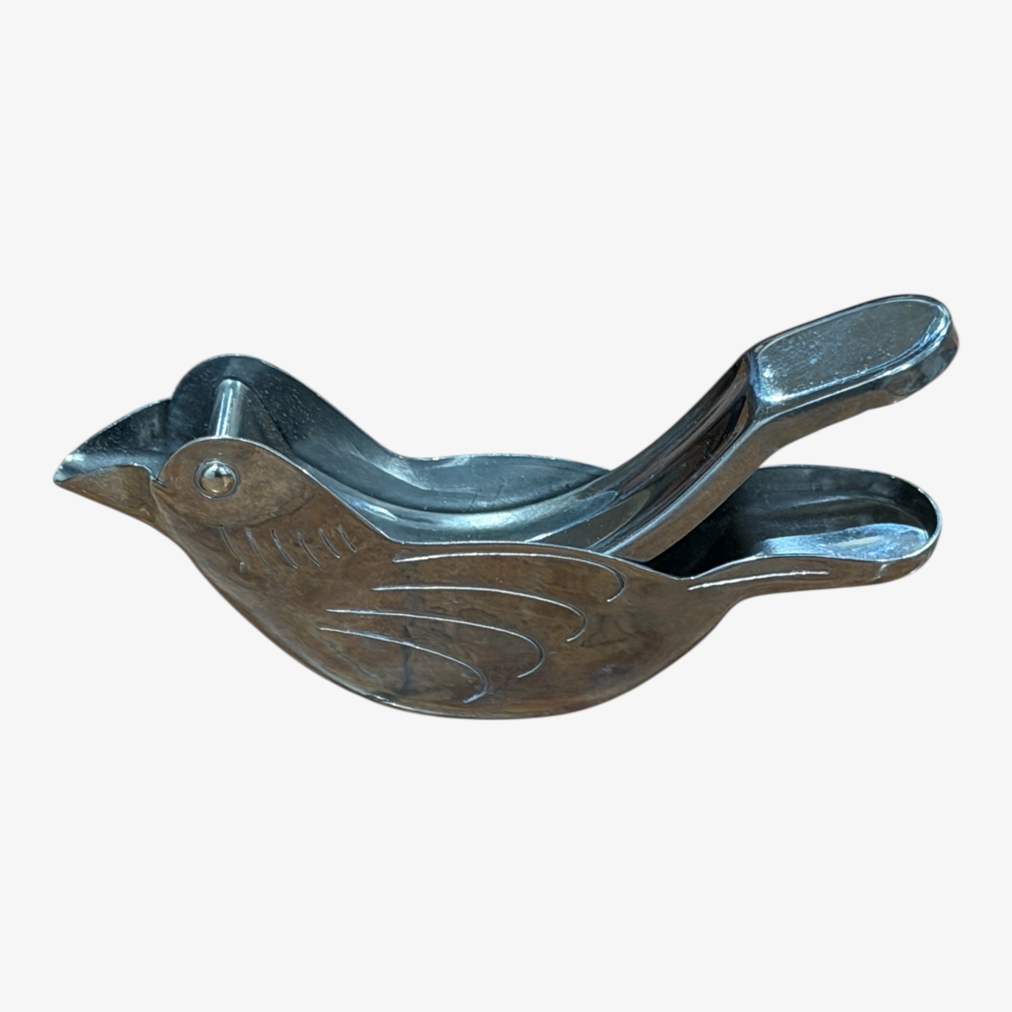 Vintage Metal Bird Shaped Garlic Press