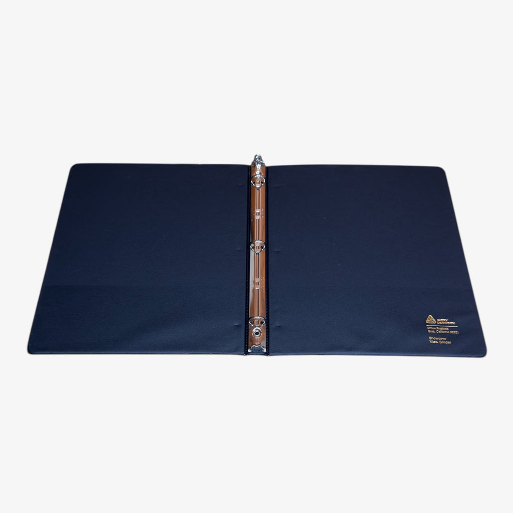 Avery Dennison Black 3-Ring Showcase View Binder 1/2"