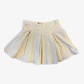 So Cream Corduroy Pleated Mini Skirt Size: 7