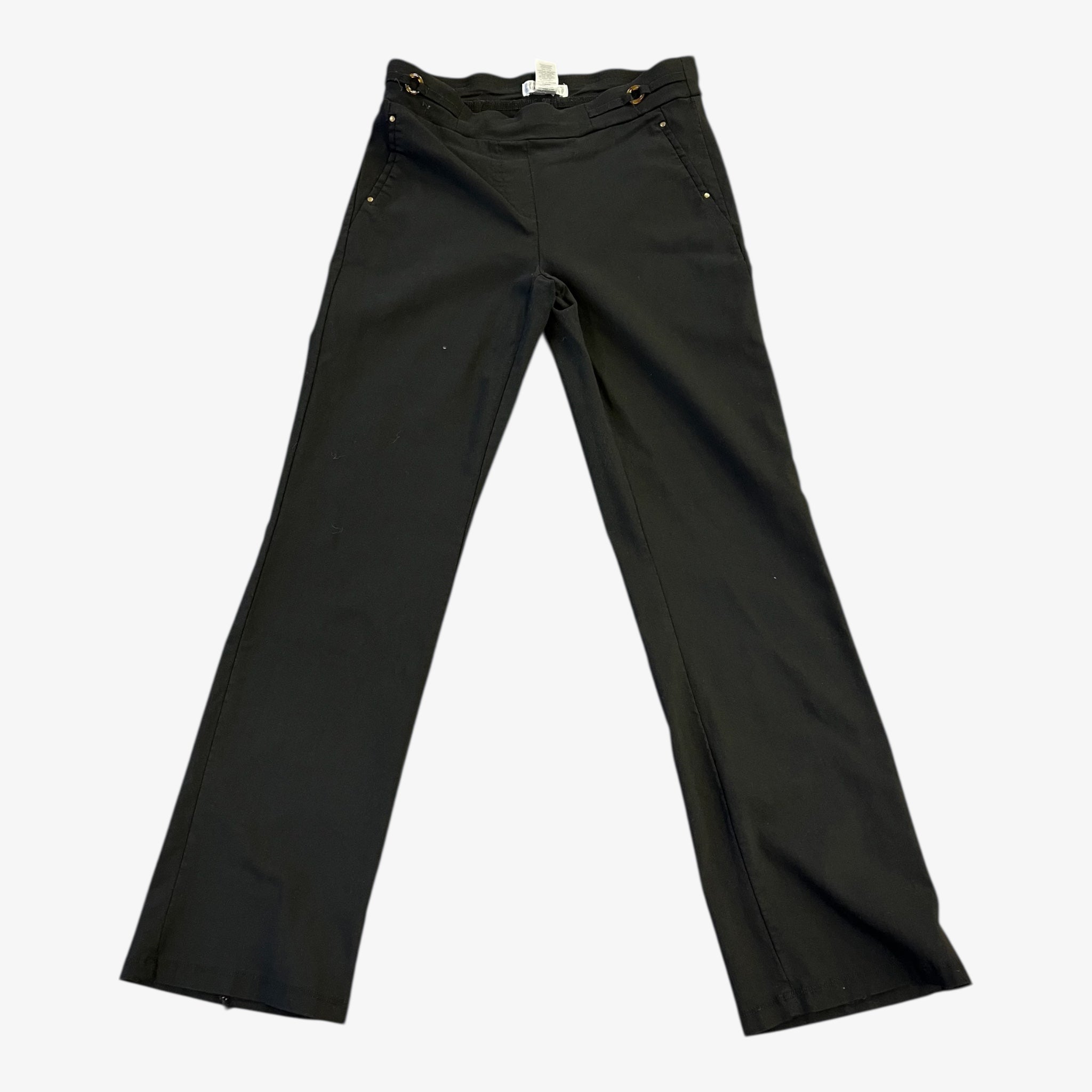 89th & Madison Black Ultra Stretch Pull-On Pants Size: M