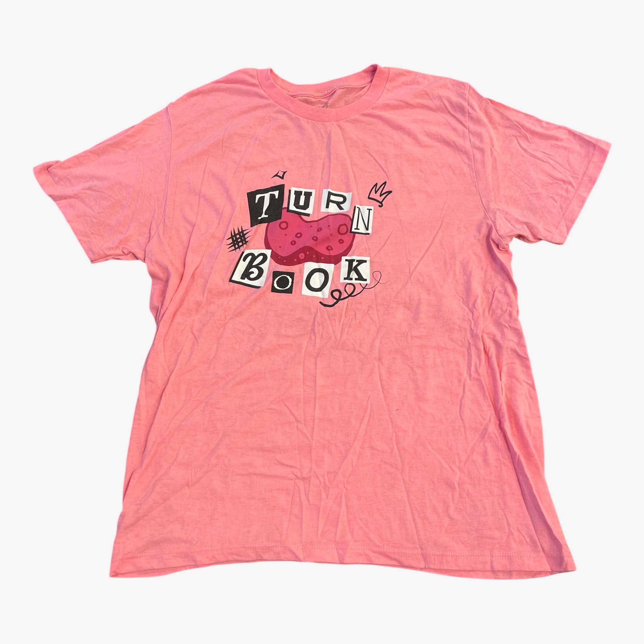 Pink Graphic T-Shirt Size: L