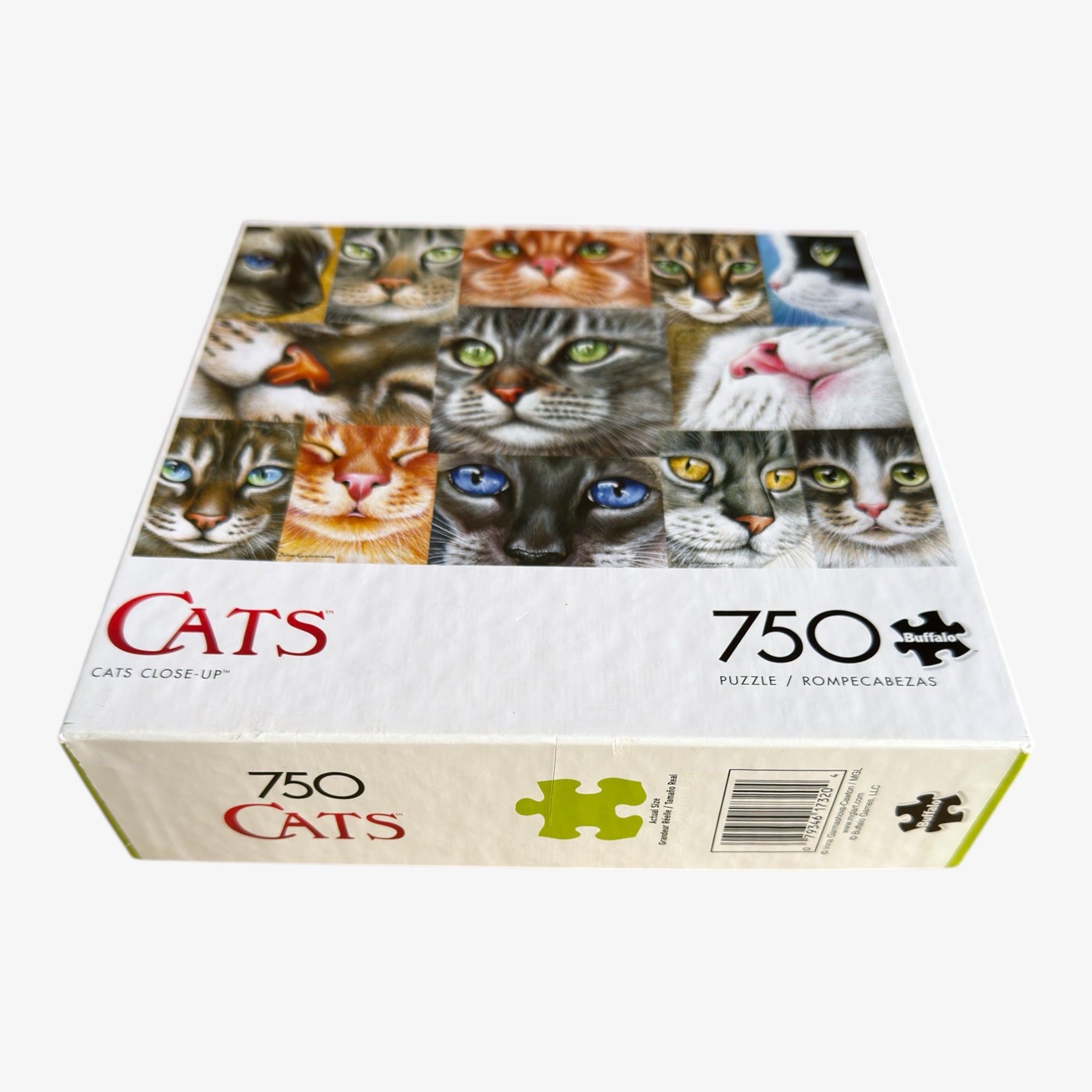 Buffalo Games 750-Piece Cats Close-up Adult Interlocking Jigsaw Puzzle
