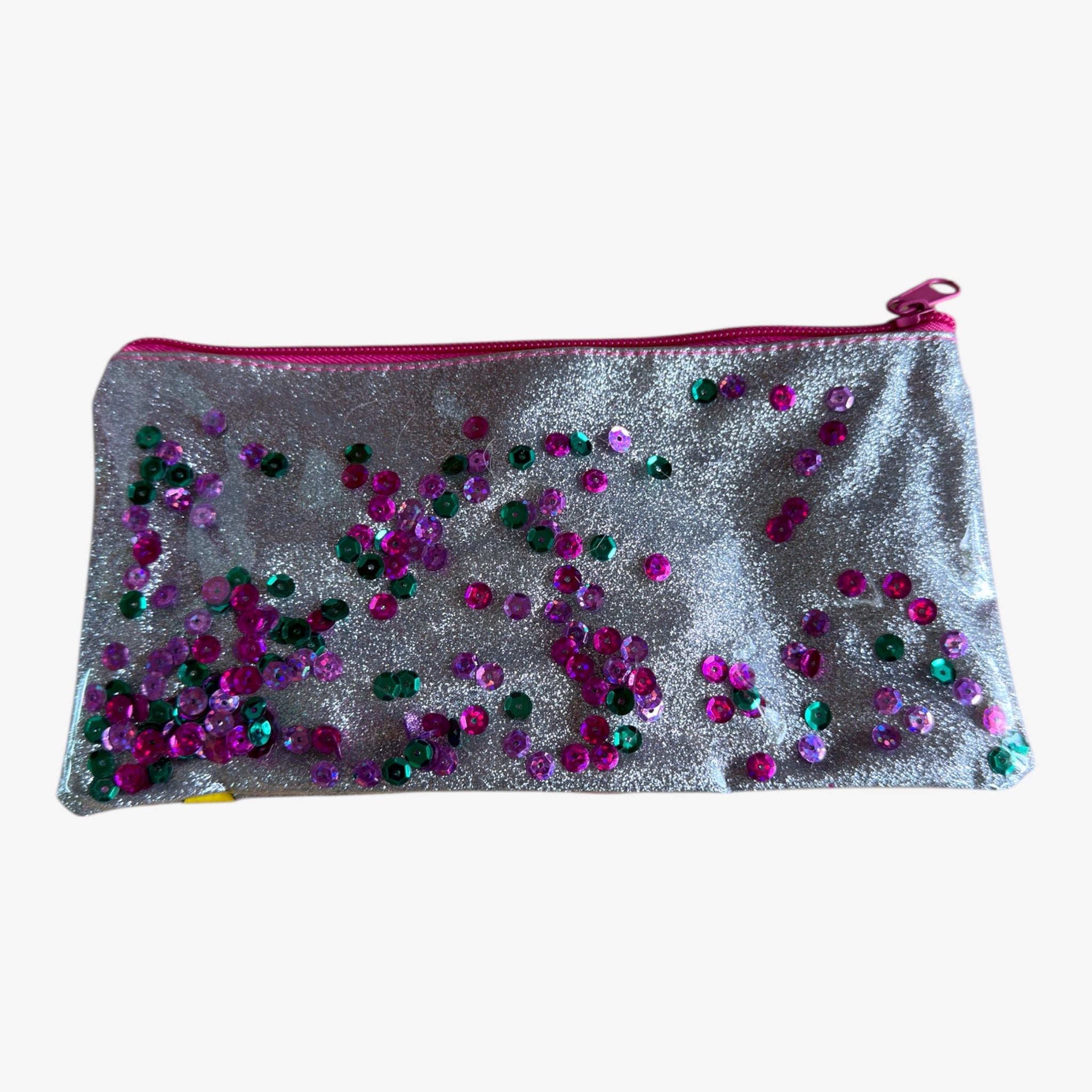 Emoji Sequins Party Pencil Pouch 8.5" x 4.5"