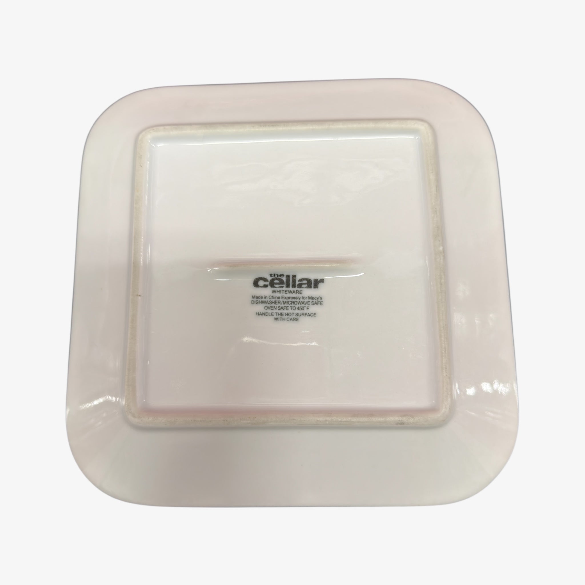 Set of 2 Macy's The Cellar Marc Square Appetizer Plates