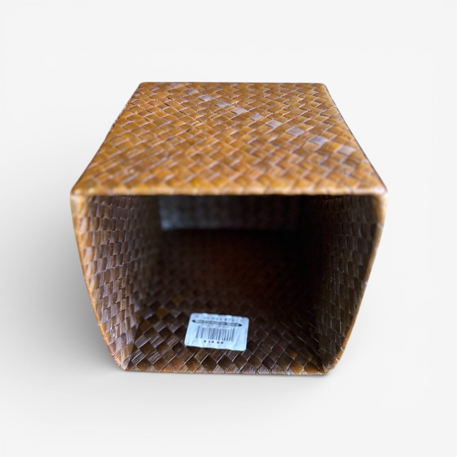 The Container Store Rattan Square Tissue Box Cover