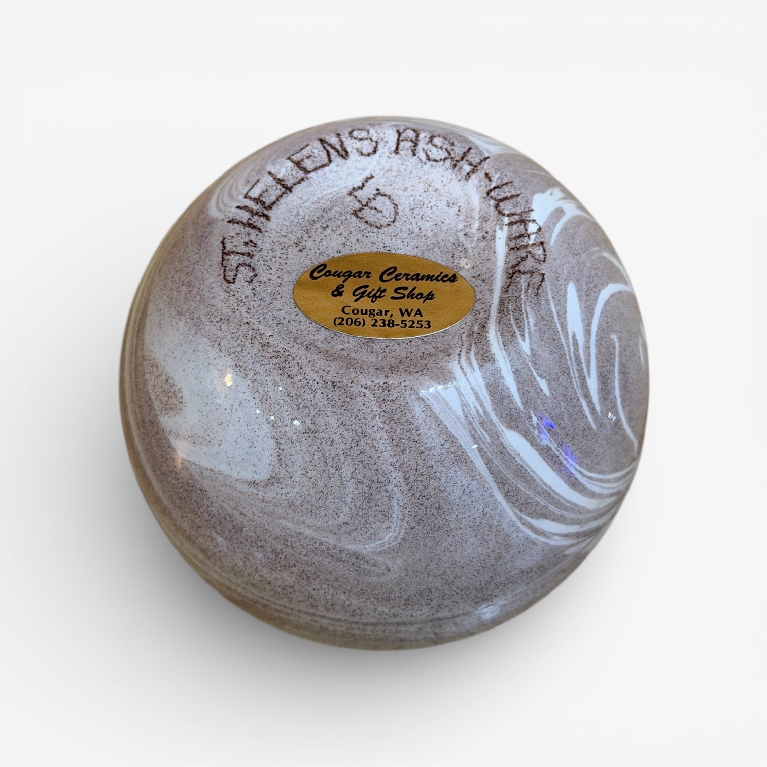 Vintage Mount St. Helens Ash Ware from Cougar Ceramics